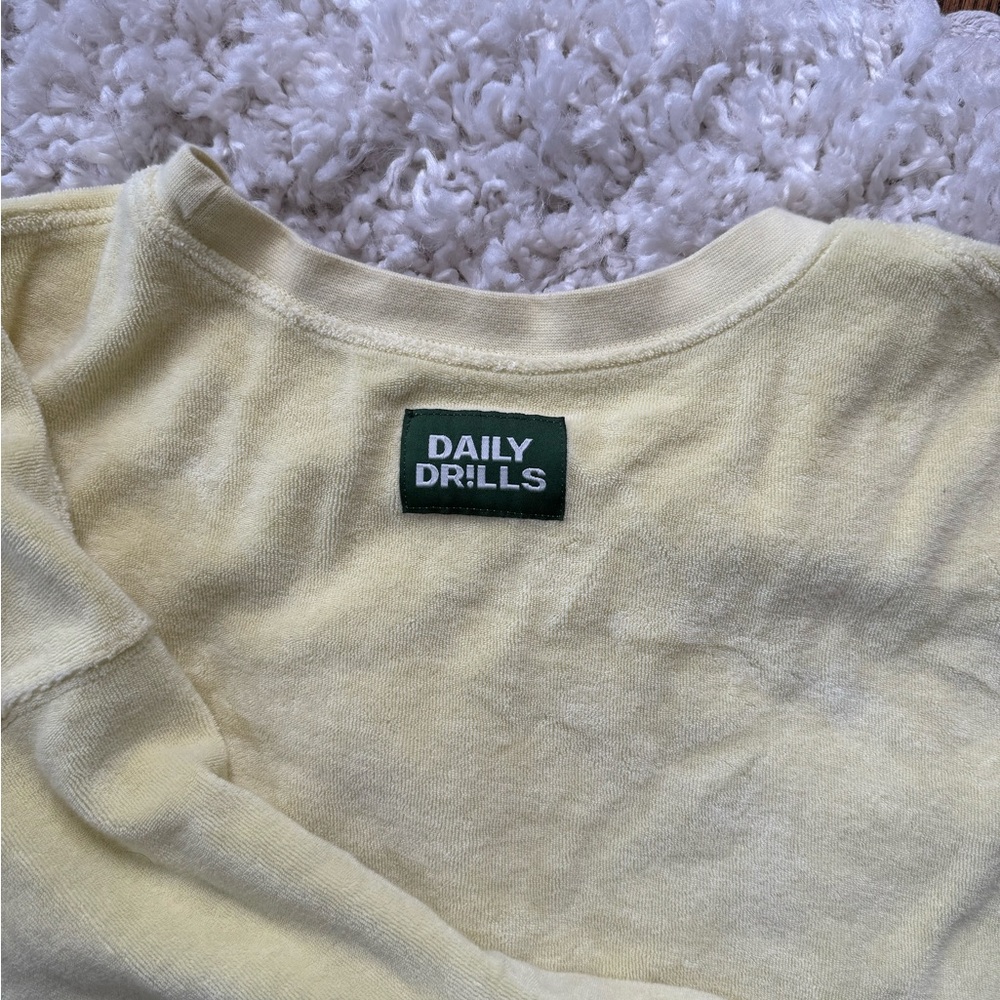 Daily Drills Butter Yellow Pullover (XS/S)
